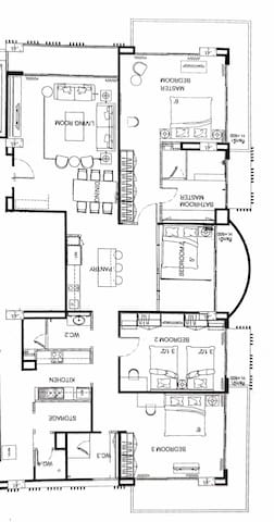 260m² 4BR/EmSphere/BTS Phrom Phong Asok/Pool GYM gallery image 2