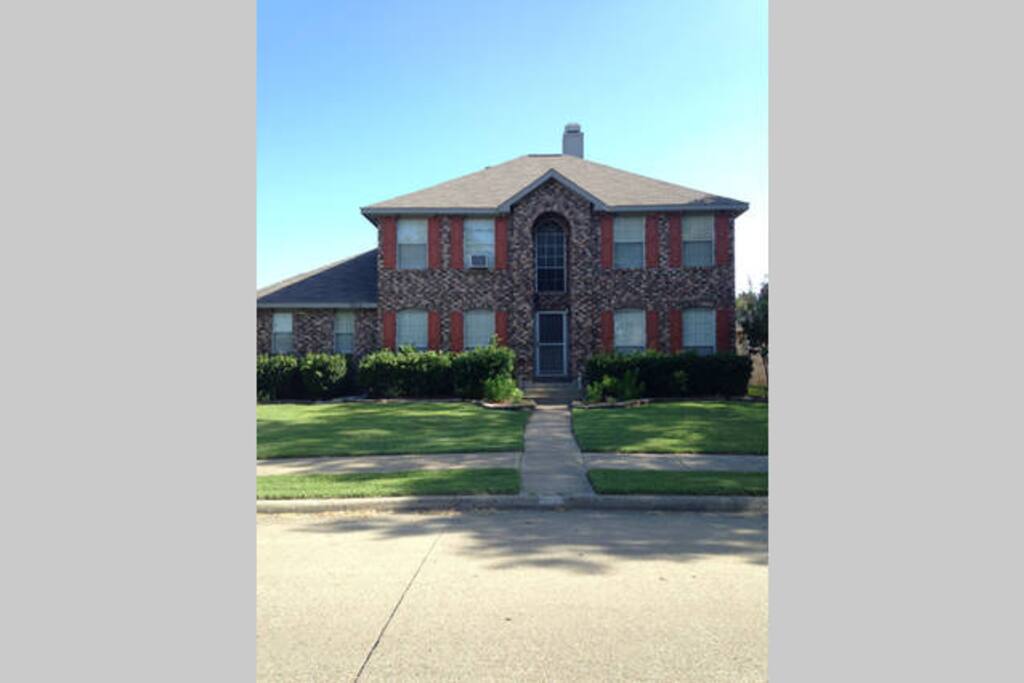 Front view of our home.