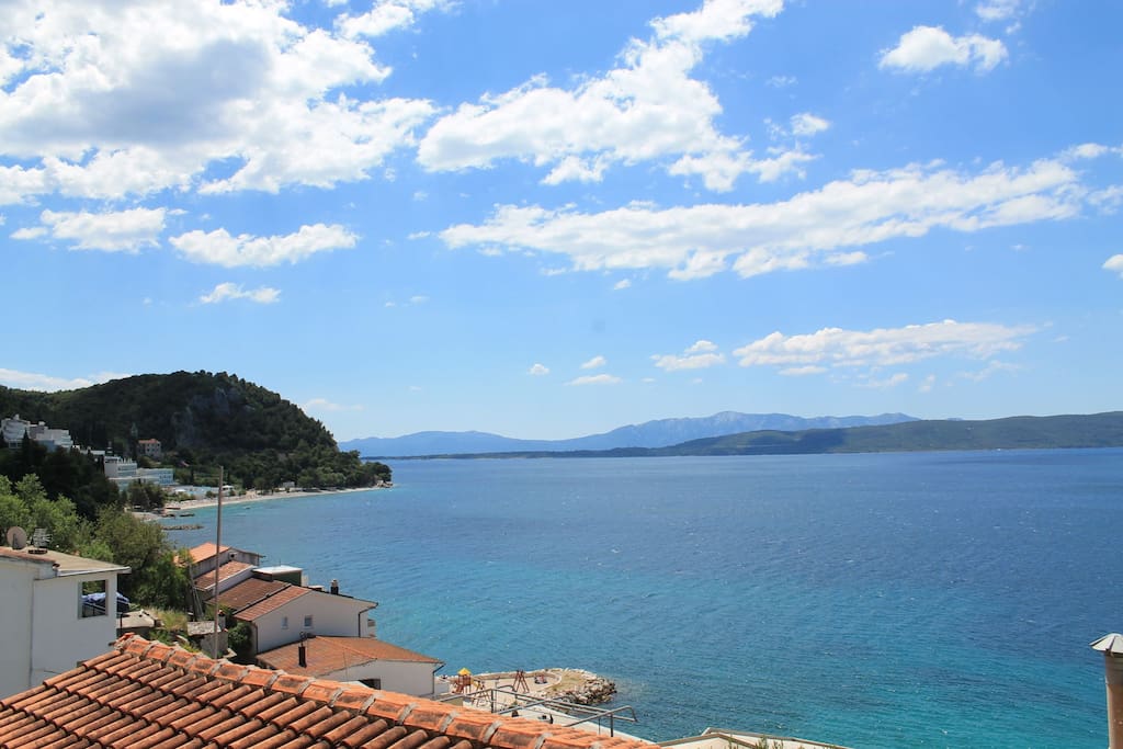Sea view from the balcony