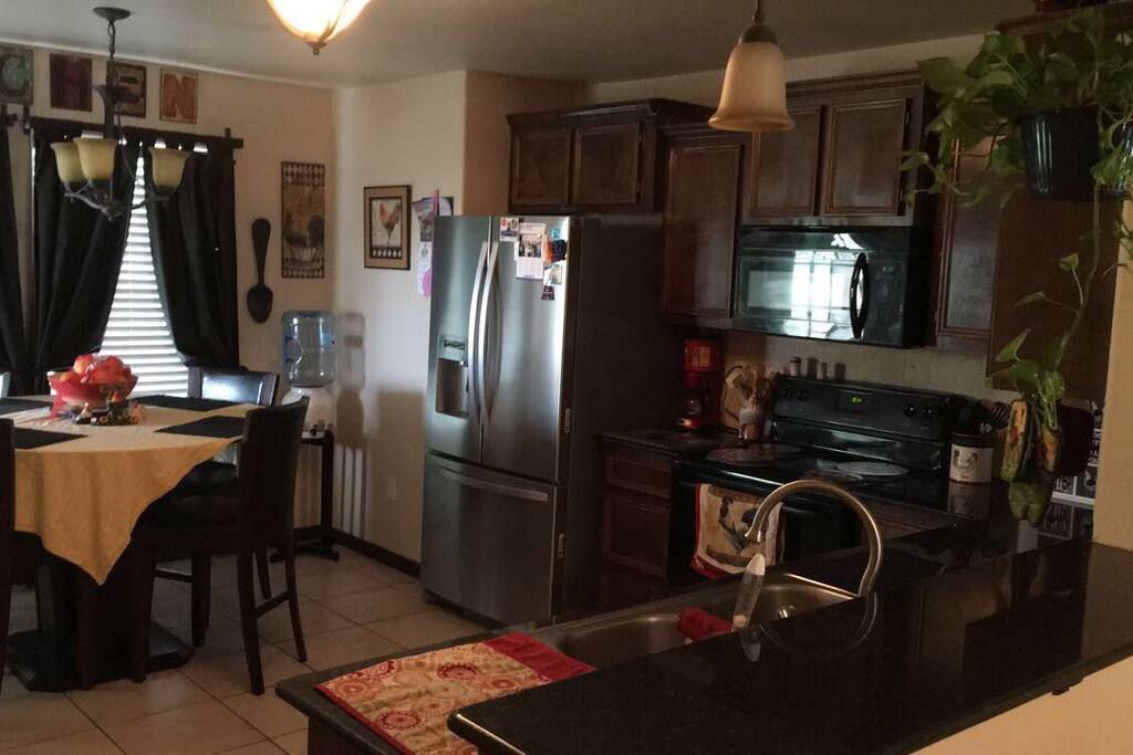 Kitchen view from the living room