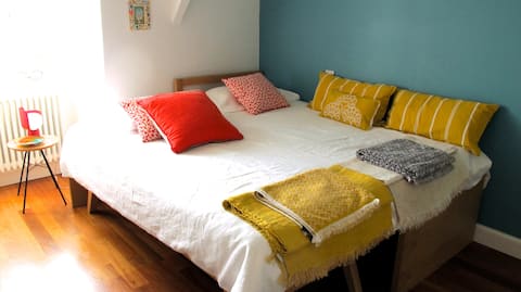 1 chambre dans  maison  Rennes Jardin du Thabor.