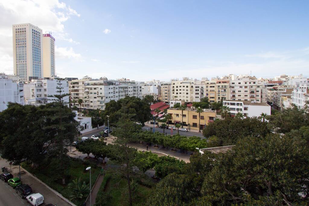 Vue imprenable sur Casablanca.