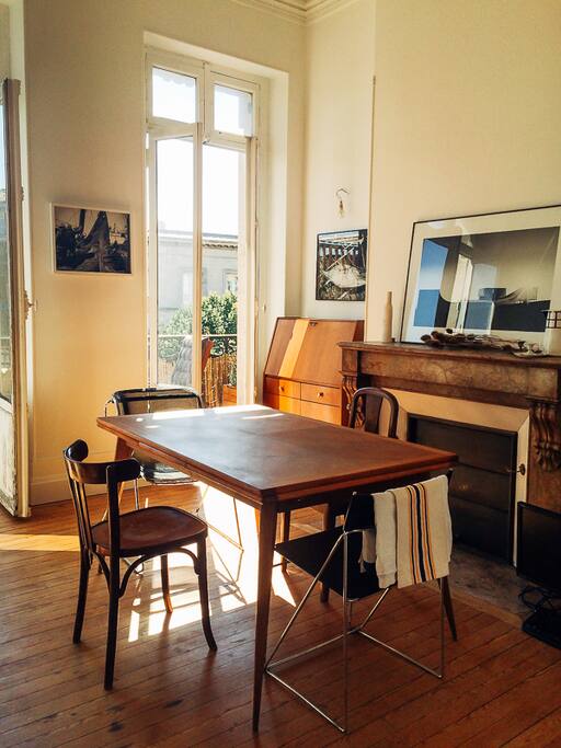 the dining room