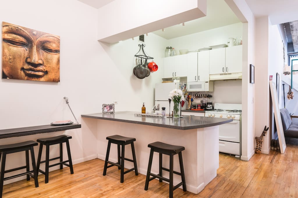 Exceptionally large NYC Kitchen.