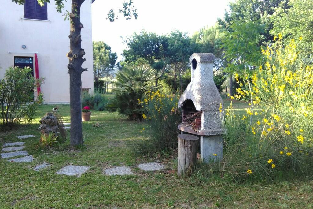 barbecue a disposizione nel parco