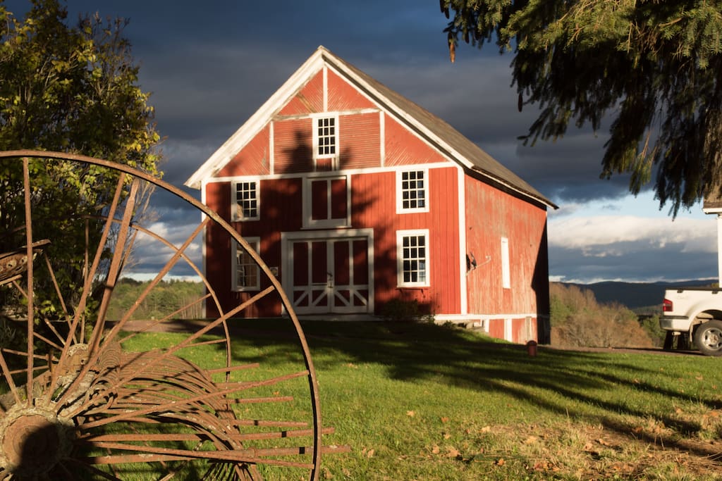Horse barn