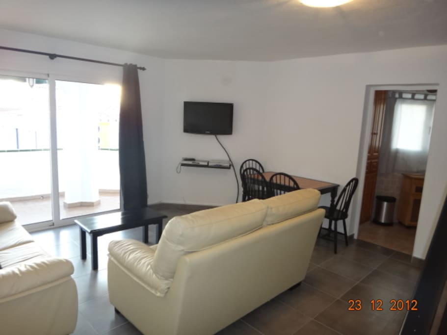 Lounge Area View to Balcony