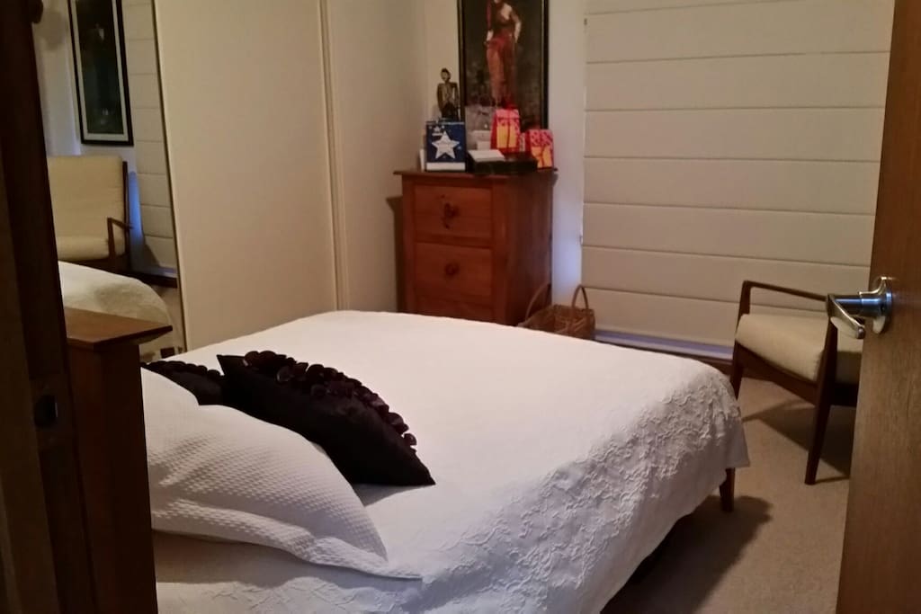 view of queen bed in room