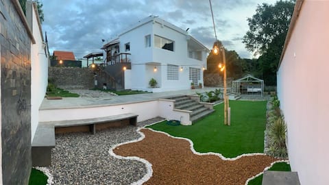 Family home in the apple orchard