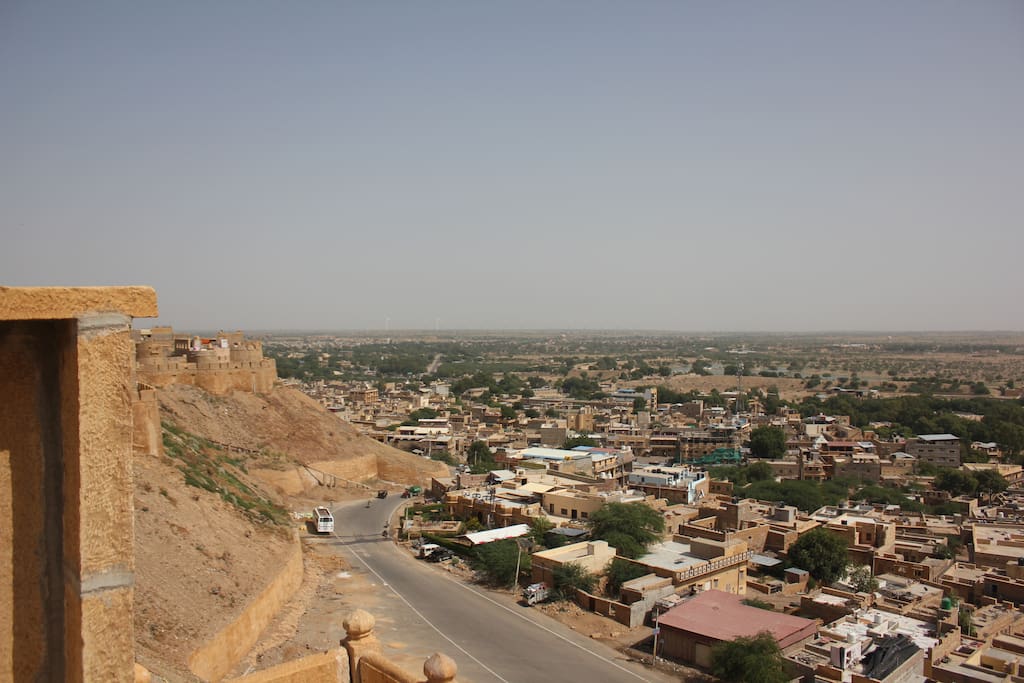 The view of the Fort from the rooftop!