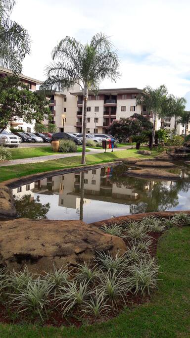 Jardim do condomínio