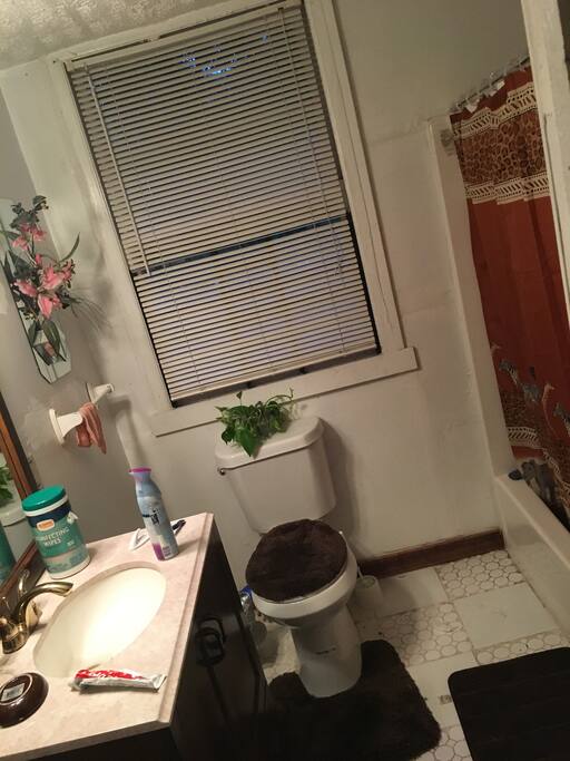 This bathroom is next to your bedroom.