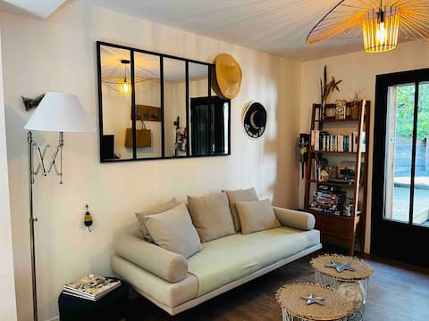 Propriété Airbnb réussie: Apartment with garden, beaches within walking distance à Lège Cap Ferret