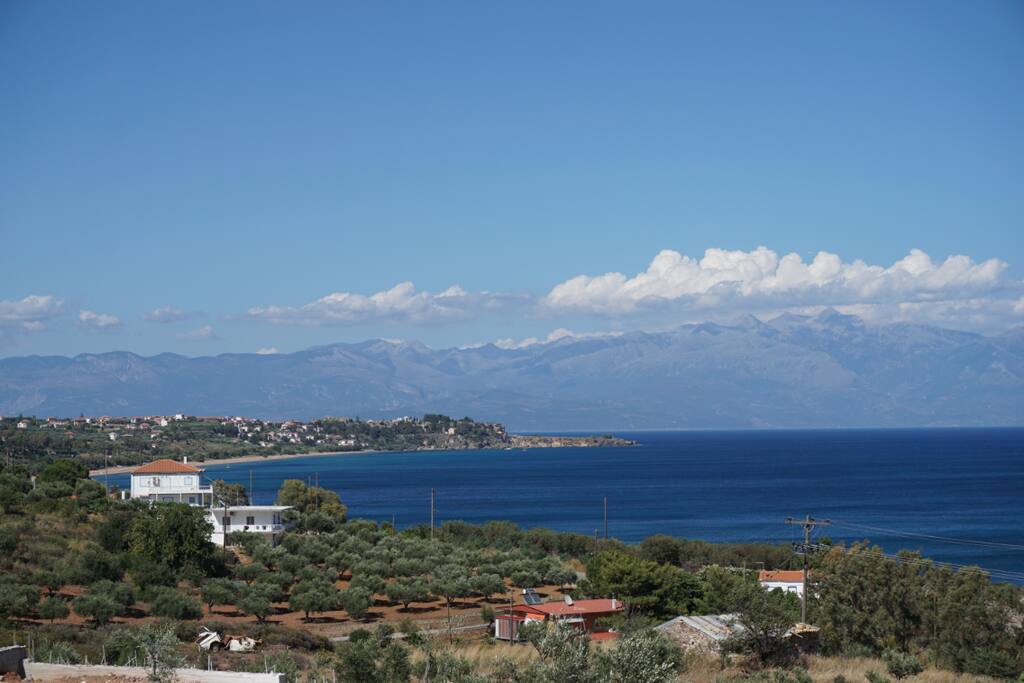 The sea view