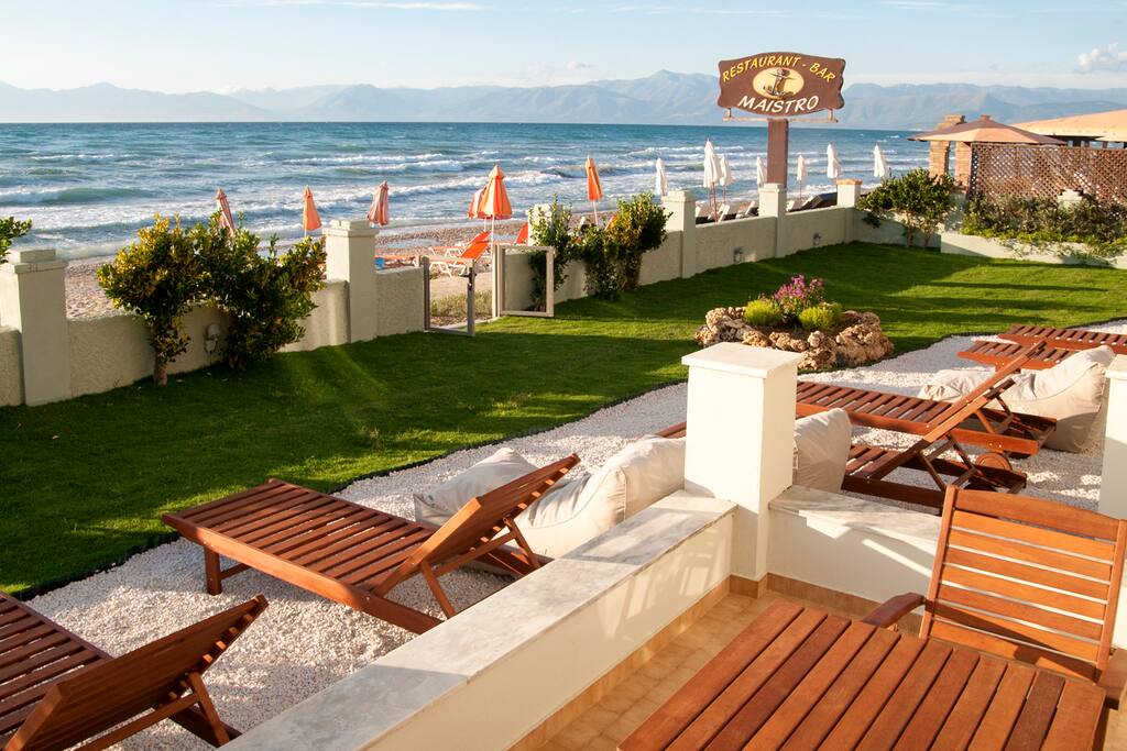 Front garden on the beach
