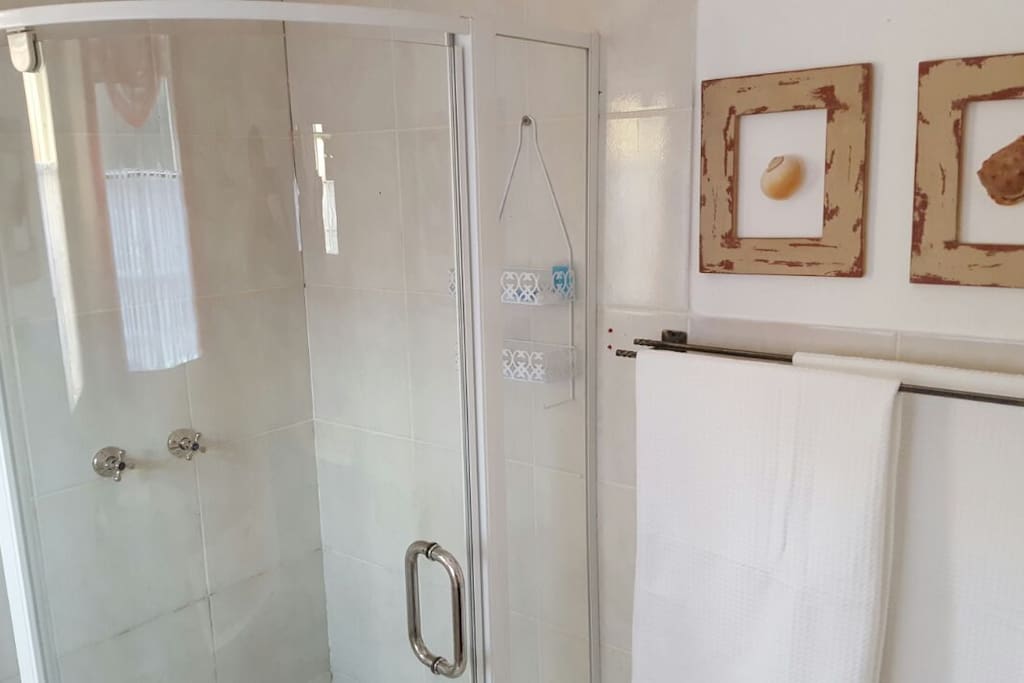 Large step-in shower
