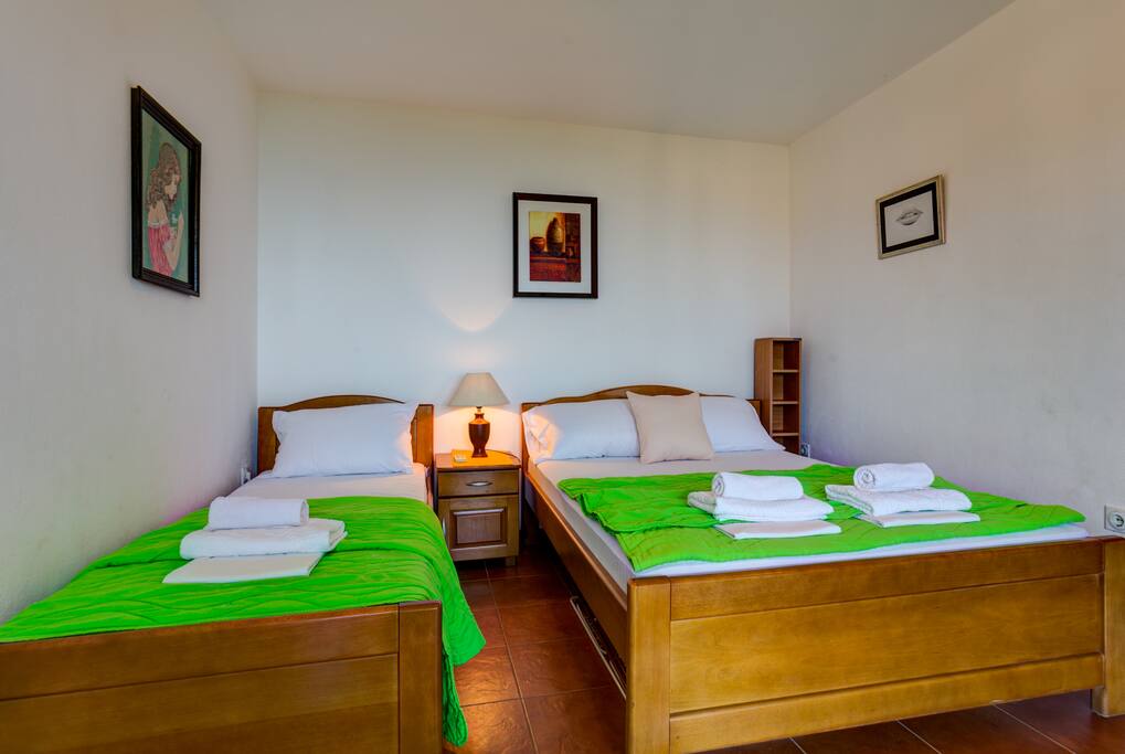 Beds in Studio Apartment
