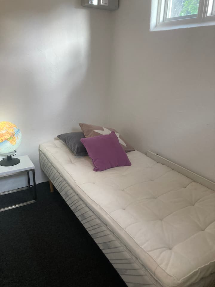 Dormitorio 4. Cama 90*200 cm. Escritorio. Sótano.