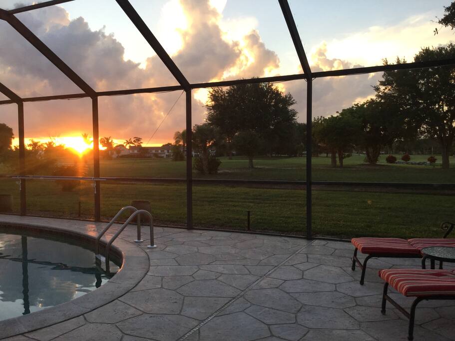 Sunset From The Lanai