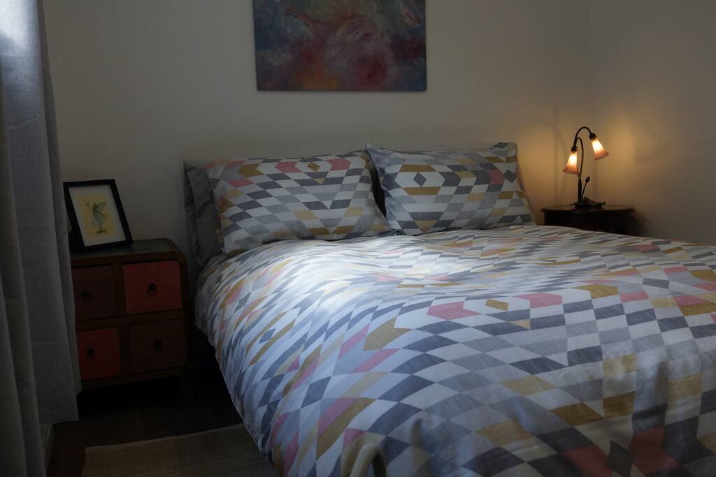Cozy bedroom with Queen bed