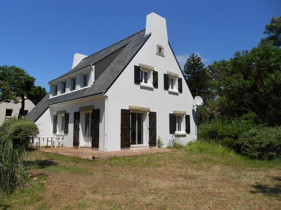 la maison côté sud avec terrasse