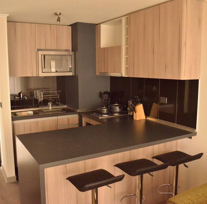 kitchen and dining