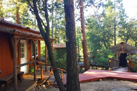 Secluded, Pristine-Cozy Lodge & TIKI Treehouse!