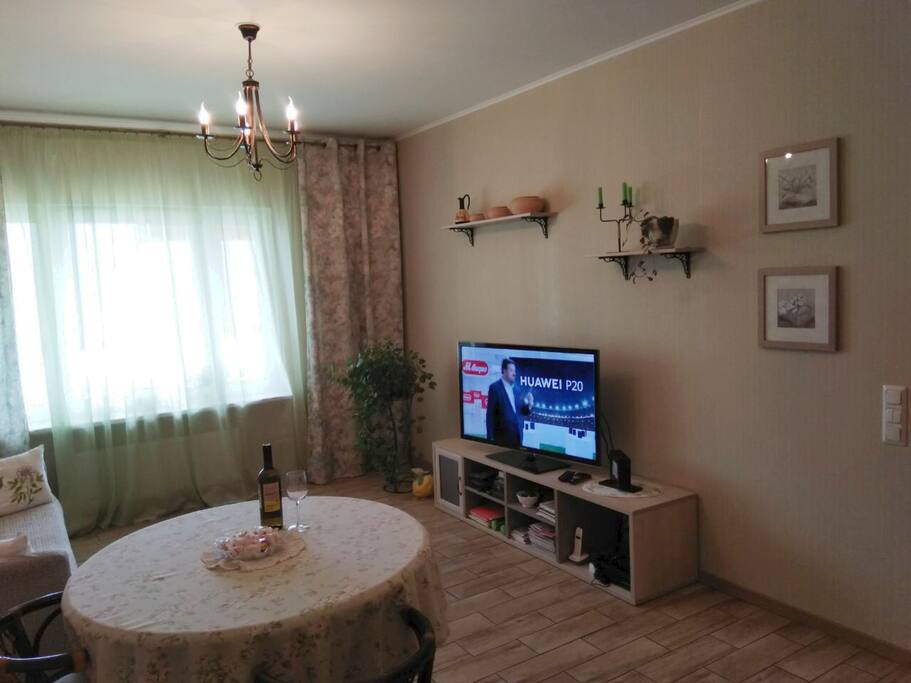 kitchen living room with working space