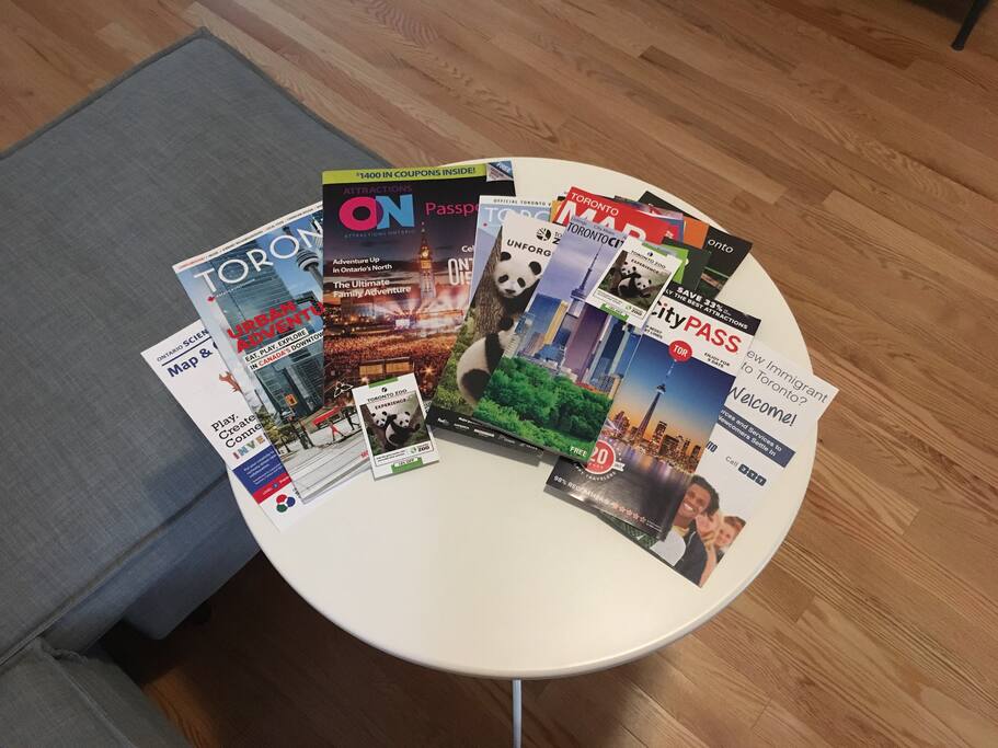 Handy Pamphlets help you master your Toronto Grand Touring :D