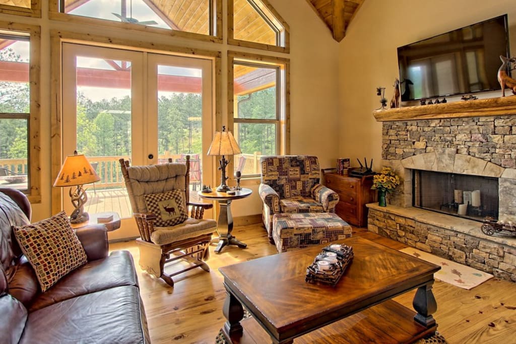 Upper living area