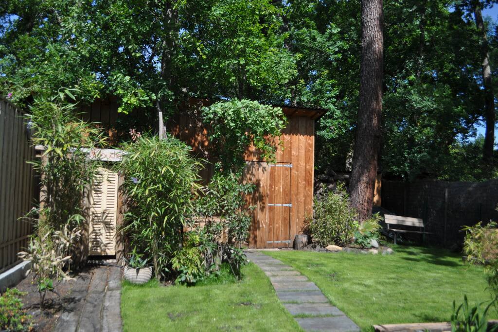 Vue jardin de la terrasse