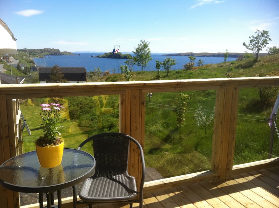 Spectacular view of the Bay from upper deck
