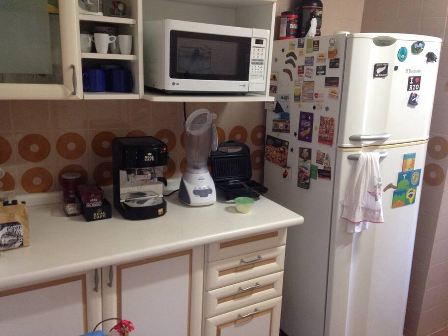 Cozinha completa!! Água filtrada e café Espresso liberados na casa!!