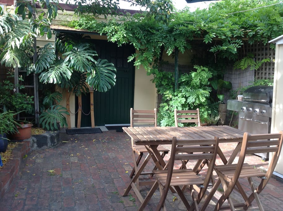 Outdoor area BBQ available