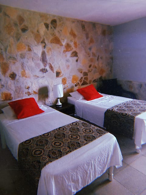 Room with a view of the Bayamo River in Casa Lucy