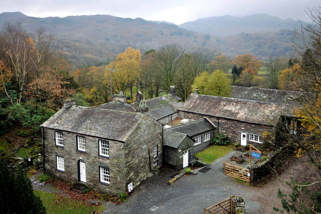 Aerial view of property