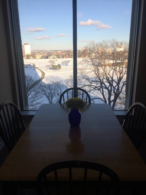 Beauty spot for breakfast.