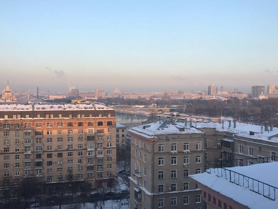 вид из окна кухни