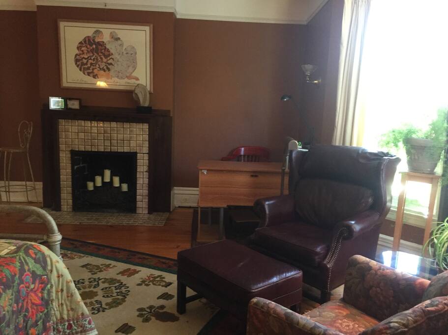 Spacious seating area