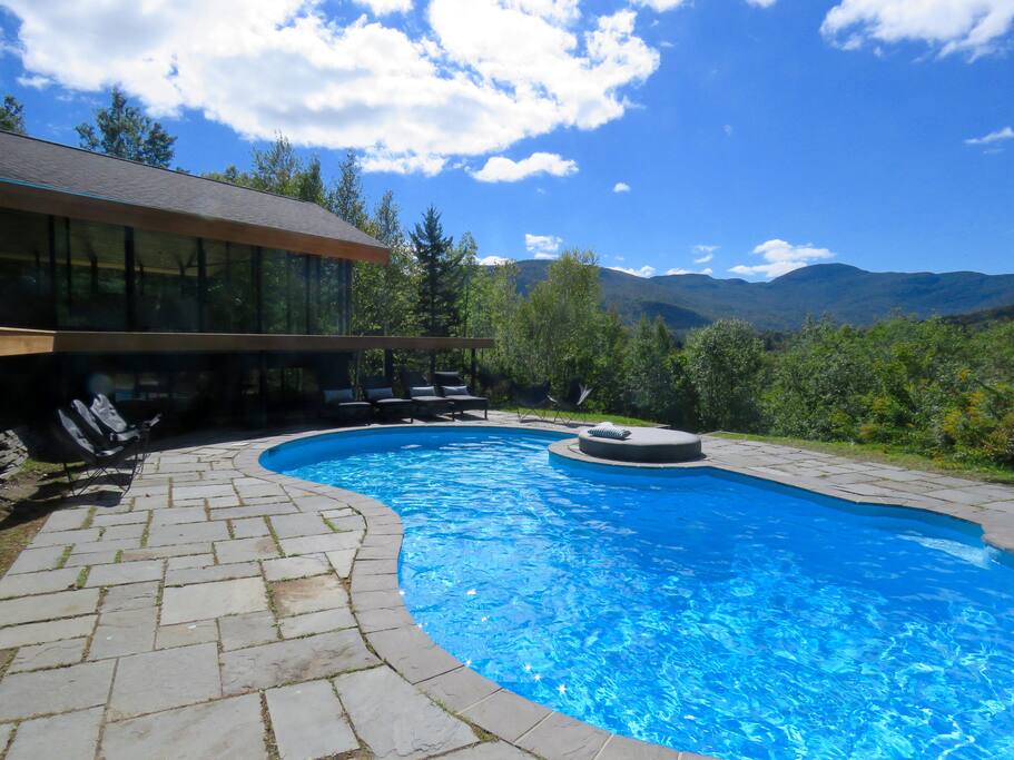 Private swimming pool (May-Sept) with BBQ area.