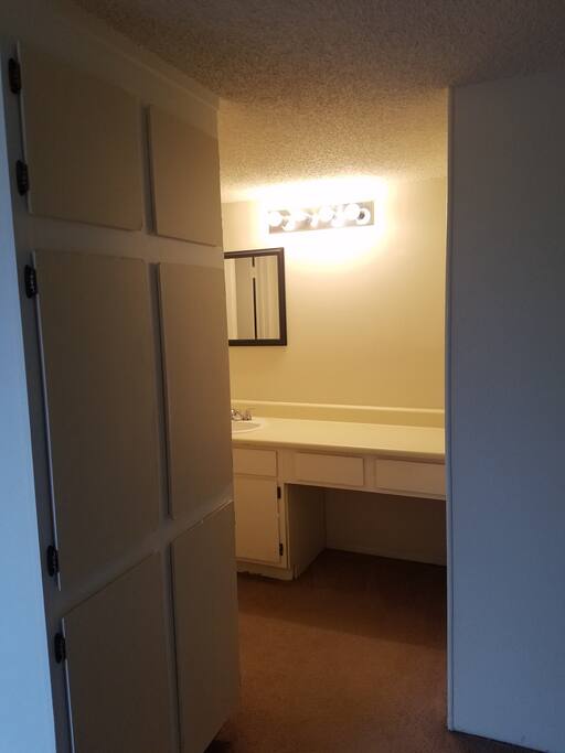 master bathroom area