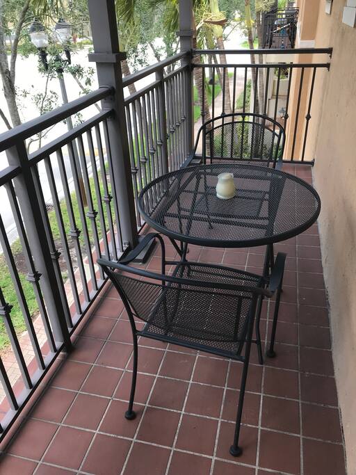 Upstairs Balcony accessible from the Master bedroom offering a fantastic street-side view of a beautiful neighborhood
