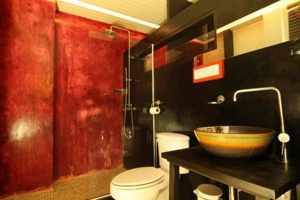 Bathroom area