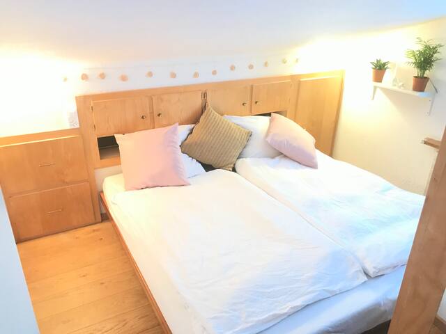 Sunny home in a mountain panorama with NETFLIX