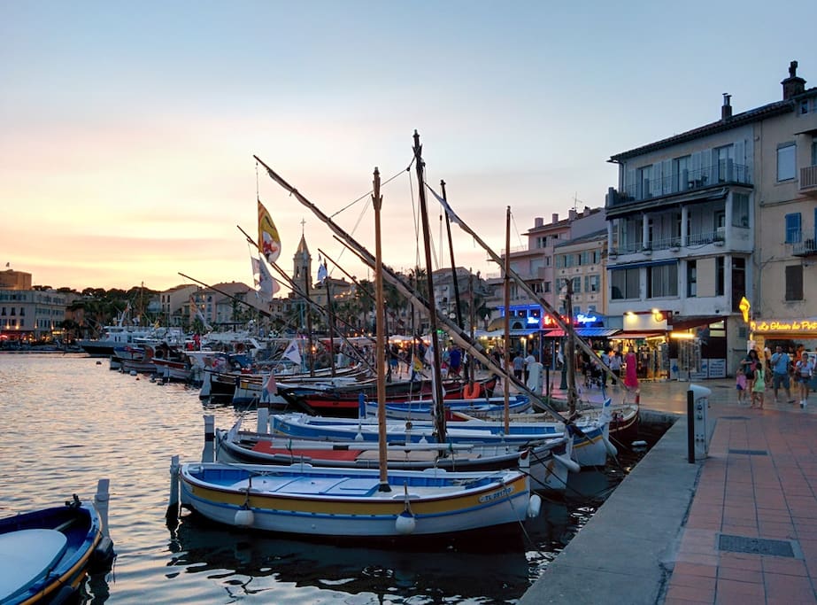 Petit port de plaisance magnifique