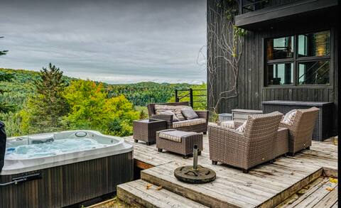 Panoramic view, spa, modern.