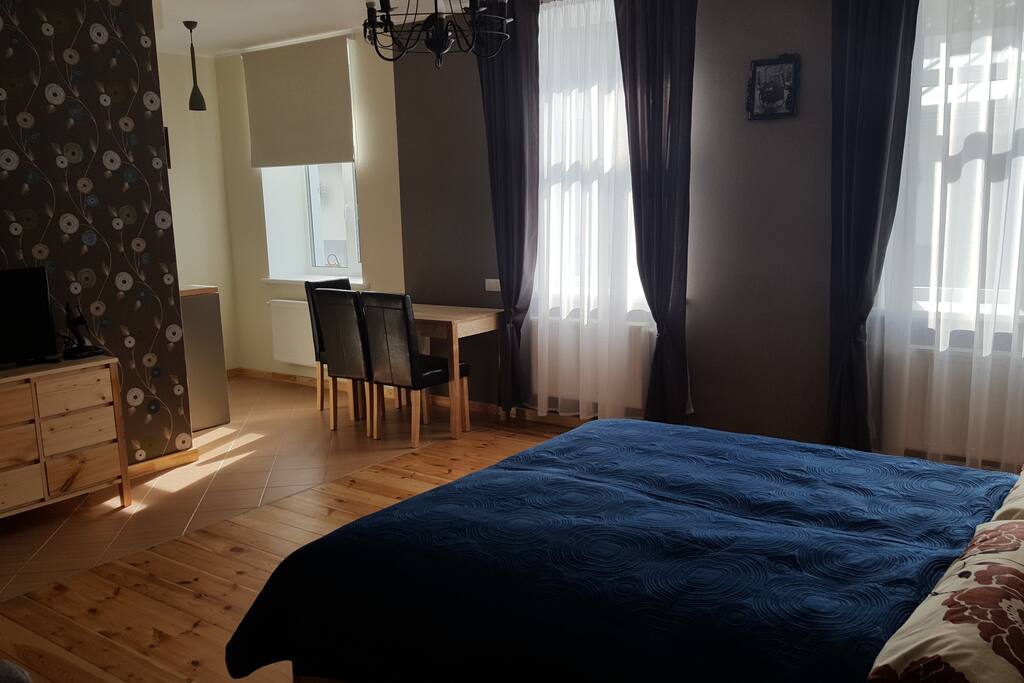 Apartments with private bathroom and kitchen.
