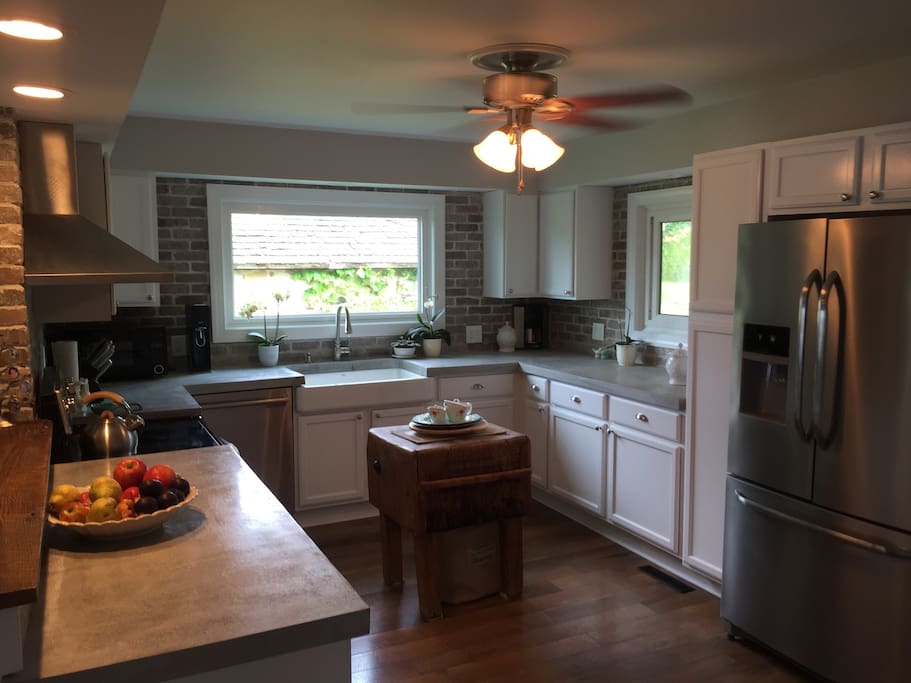 Newly remodeled kitchen