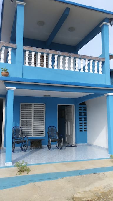 vista de la casa