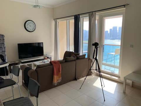 1BR furnish  with Burj Khalifa & water canal view